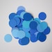 Happy Confetti - lots of large blue dots