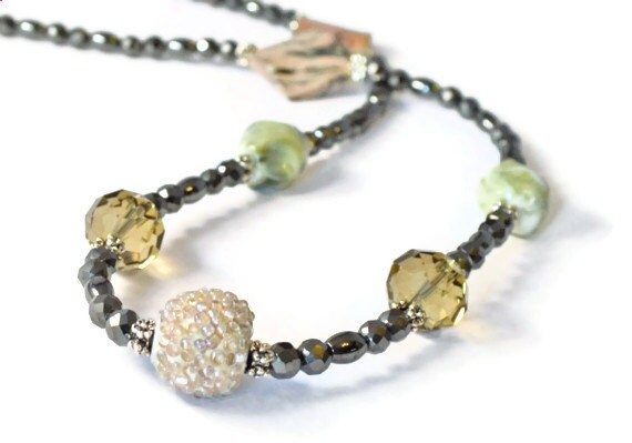 Beaded Magnetic Hematite Necklace, Magnetic Necklace, Hematite Health Necklace, Healing Jewelry, Good Health Jewelry