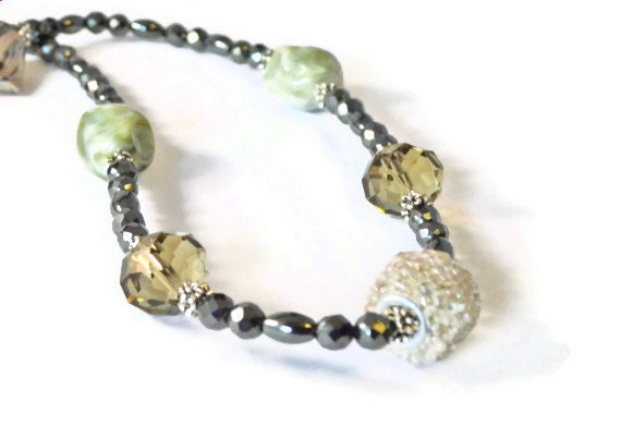Beaded Magnetic Hematite Necklace, Magnetic Necklace, Hematite Health Necklace, Healing Jewelry, Good Health Jewelry