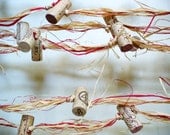 Cork Garland Vineyard Wedding Decor