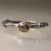 Chocolate Rose Cut Diamond Twig Ring - 18k Gold and Sterling Silver - Engagement Ring