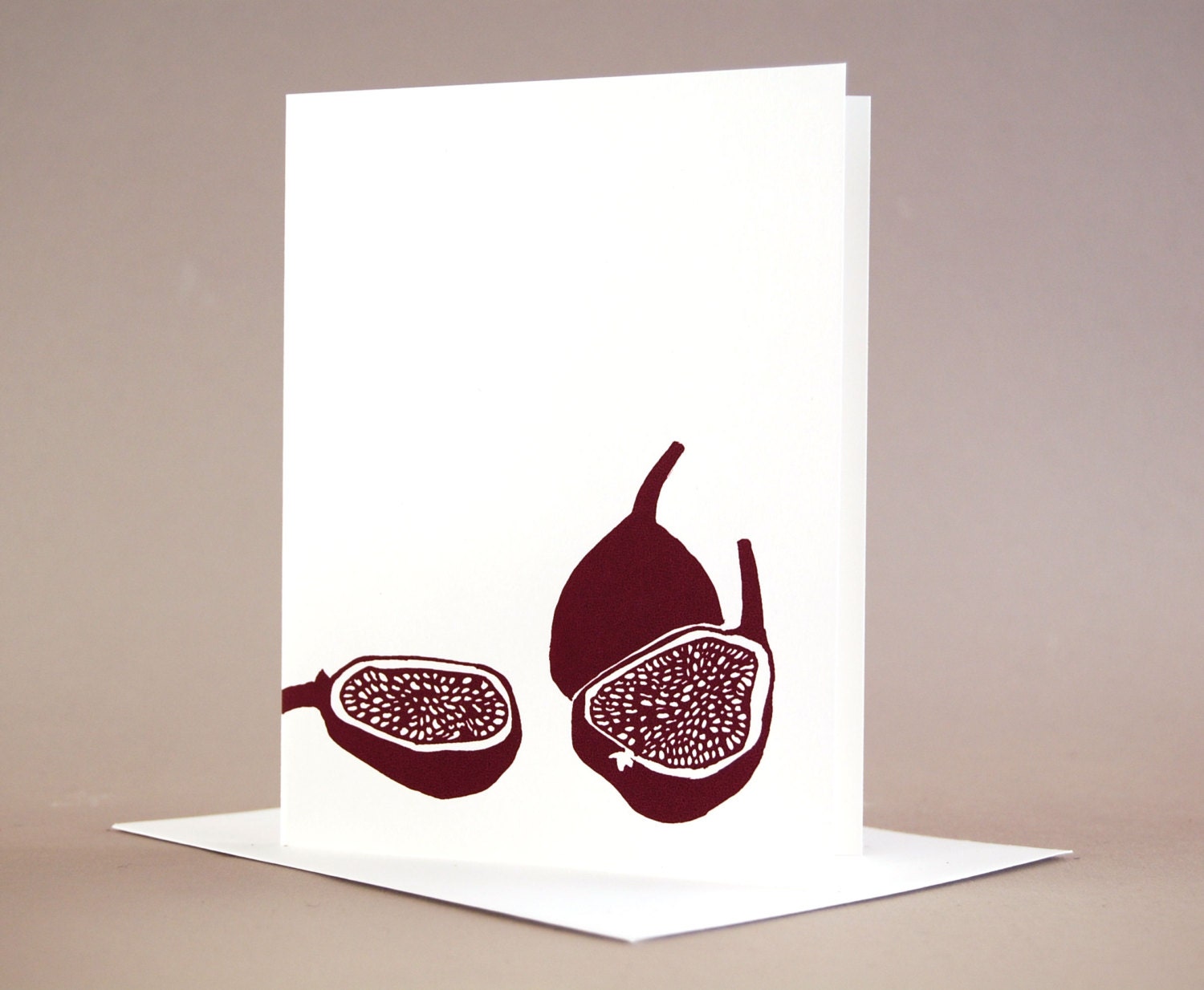 Dark Purple Fig Card (set of six)