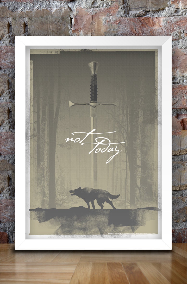 Game of Thrones Inspired Print A3 (Nymeria/Needle)