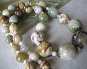 Graduated Agate Sphere Necklace