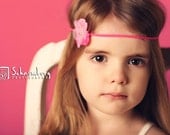 Baby headband - Infant headband - Flower headband - Newborn headband- Little girl headband - Baby girl headband -Hydrangea headband