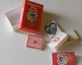 1/12 Scale Miniature Valentine Greeting Cards