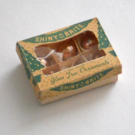 Miniature Vintage Christmas Ornaments 1/12 Scale