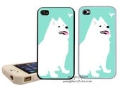 Samoyed Husky iphone Case fits iphone 5, 4 and 4s
