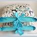 PDF Sewing Pattern Contrast Tied Cushion Cover