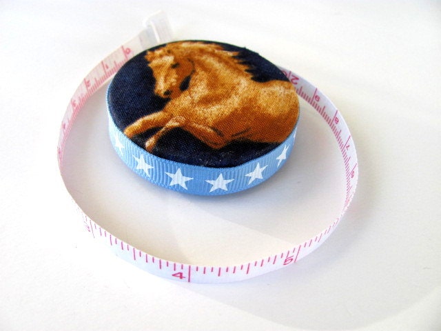 Golden Stallion Fabric Covered Tape Measure