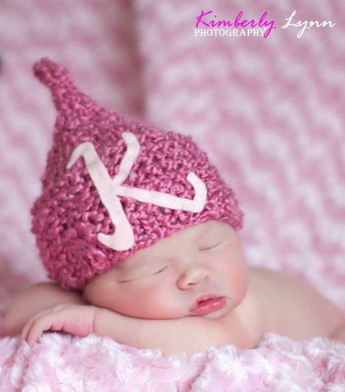 BABY HAT PERSONALIZED Newborn Baby Hat Infant Girl or Boy Hat, Photography Prop