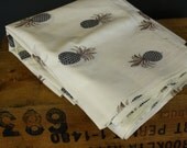 1950s Pineapple Fabric / Mid Century Fabric / Fuller Fabrics Creation - Boussac Paris 1958