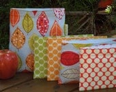Reusable sandwich and snack bag set - Matilda leaves with snack bag of your choice