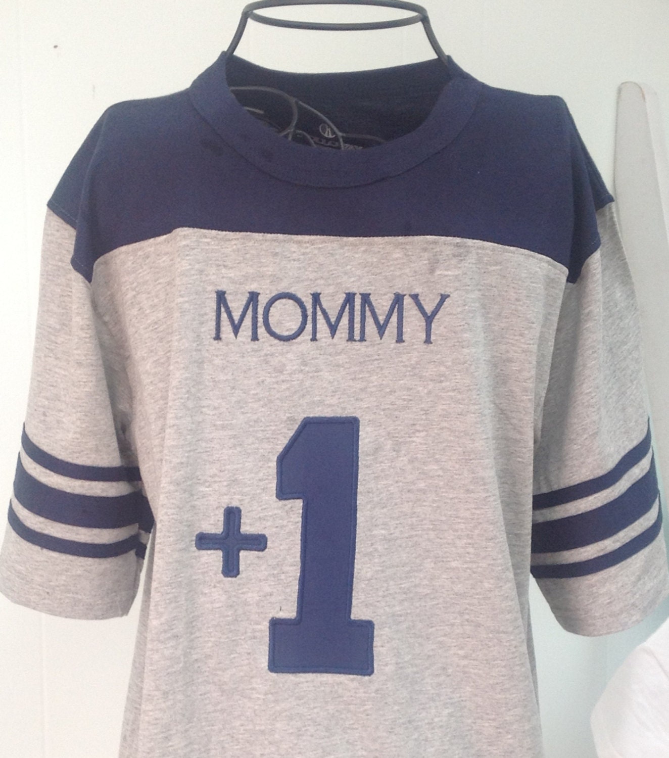 GreatStitch Mommy Announcement Shirt Football Maternity