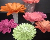 Weddings Large Paper Flowers Great for Photo Backdrop Colors of your choice