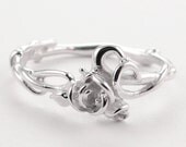 Rose Garden Ring in Silver