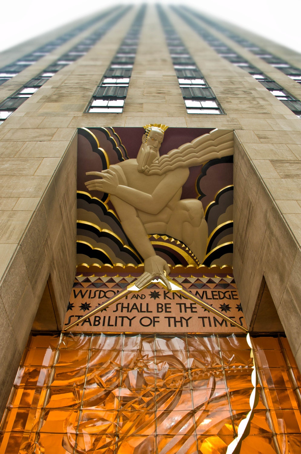 New York City Photography - Wisdom and Knowledge -  11x17 Print on Kodak Professional Supra Endura Paper