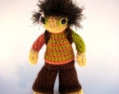 Amigurumi girl doll - Kerry goes to School