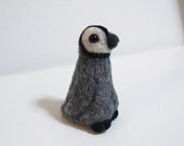 Small needle felted penguin