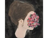 Rose - 8.5x11 Print of an original painting