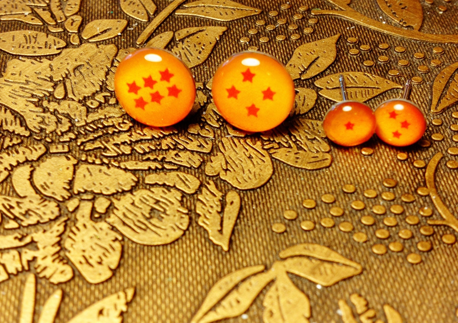 Dragonball Post Earrings