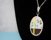 Fabric Pendant Necklace