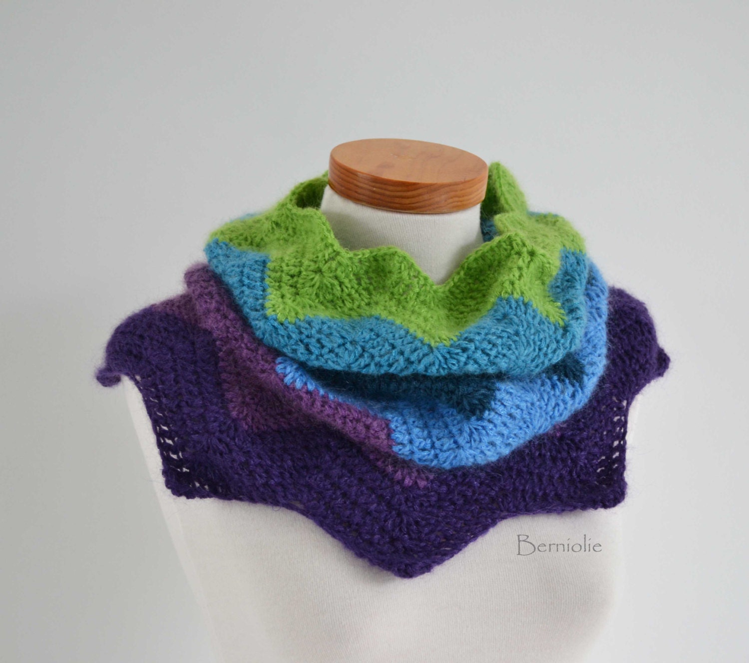 INSTANT DOWNLOAD, FLOWER2, Crochet cowl pattern pdf