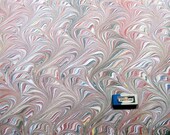 Bookbinding supplies . handmade italian marbled paper Carta marmorizzata   Florentine paper. marbling  cm 50 x 70 -   4536