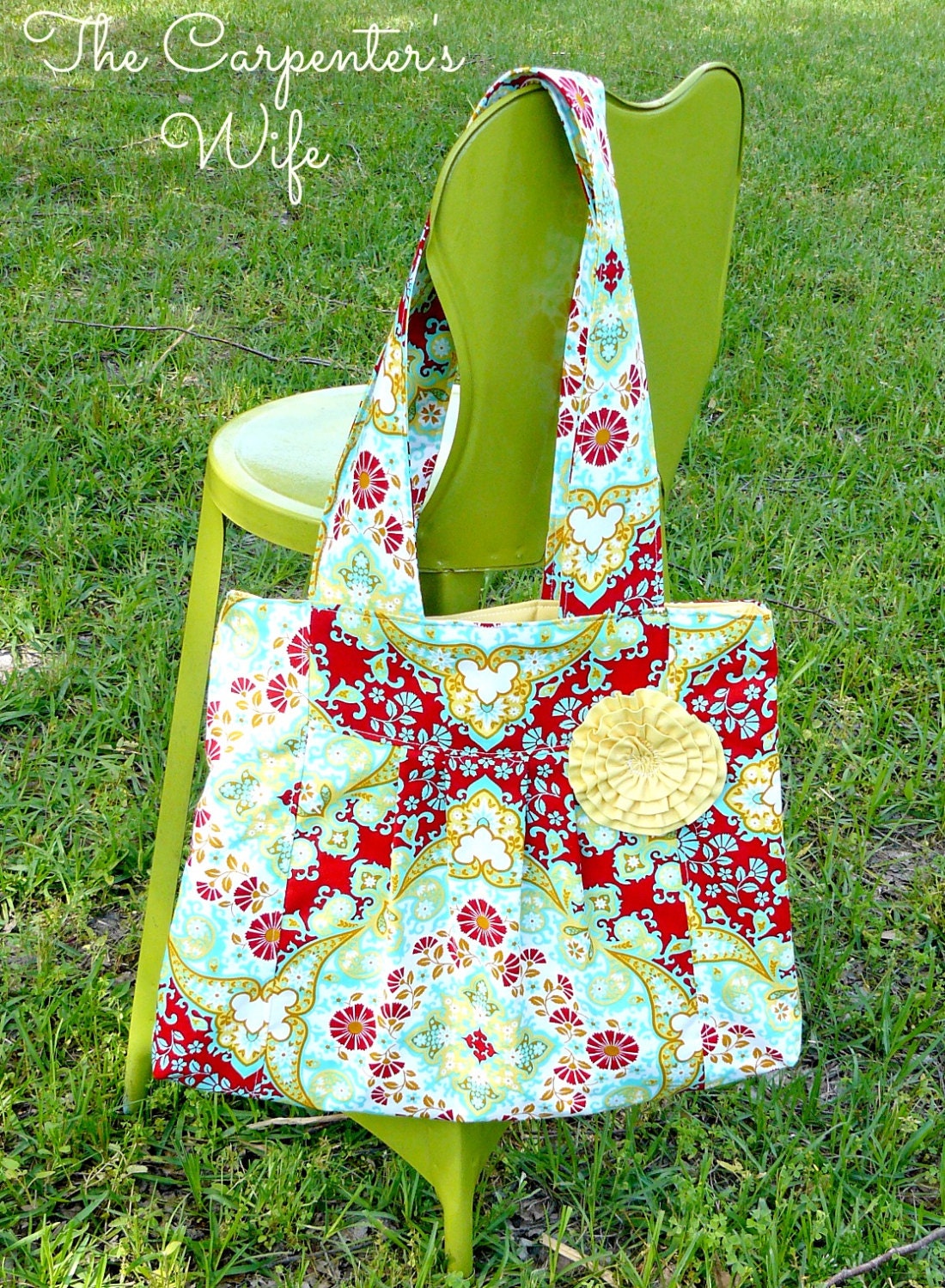 The Drama Queen.... absolute drama in red, yellow, blues and mint