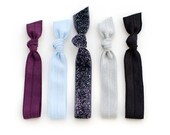 The Verna Package - 5 Neutral Spring Color Trends Inspired Elastic Hair Ties that Double as Bracelets by Mane Message on Etsy