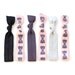 The Primp Package - 6 Neural  Elastic Bow Patterned Hair Ties that Double as Bracelets by Mane Message on Etsy