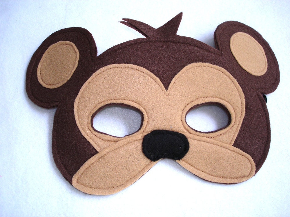 MONKEY Felt Mask for Children