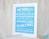 11x14 Bob Dylan Forever Young  Baby Room Decor Song Lyrics Inspirational Posters