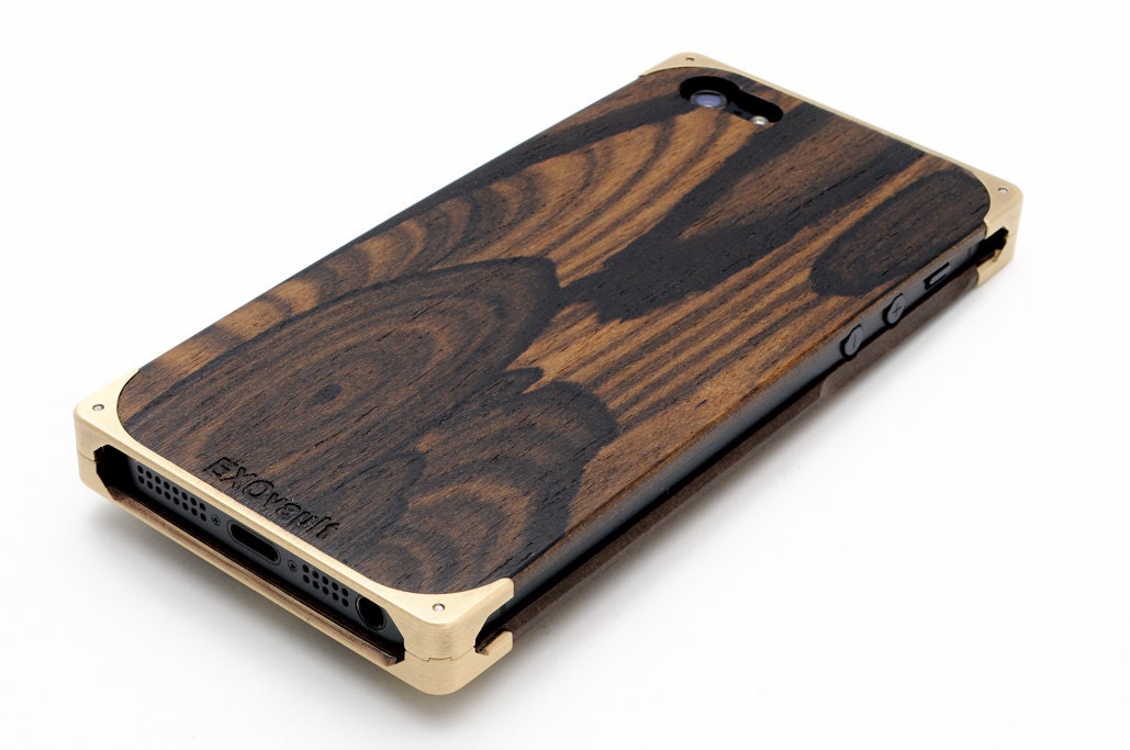 EXO16 Solid Brass & Zircote Composite for iPhone 5