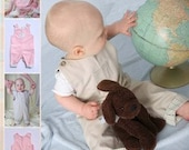 Baby Overalls Pattern by Jackie Clark for boy or girl