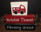 Custom Personalized Children's Name Wood Blocks