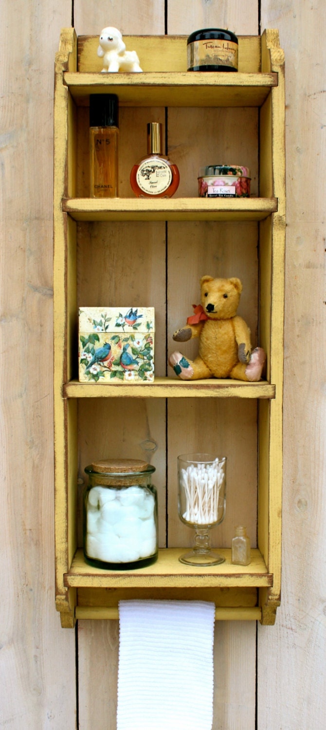 Handmade Shelf - Paris Apartment - Shabby - Cottage Chic - Storage Shelves