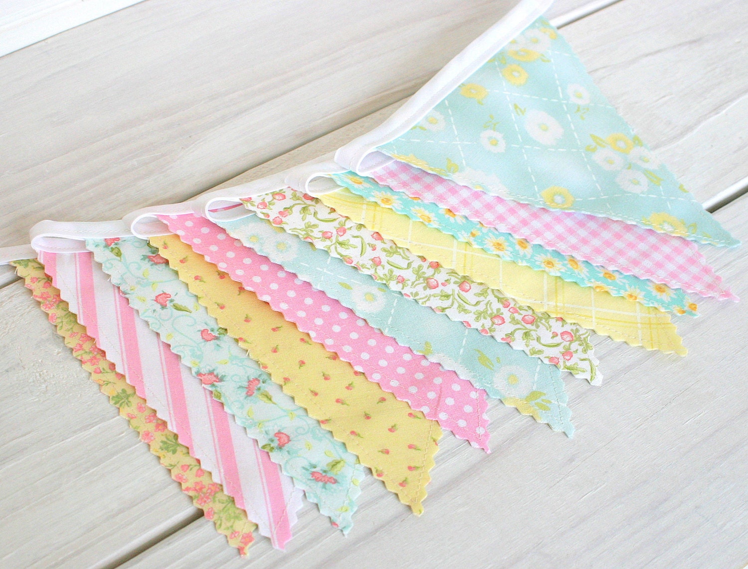 Bunting Banner Nursery Decor - Shabby Chic - Ready to Ship