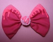 Pink Bow w/ Ice Cream Scoop and Frosting