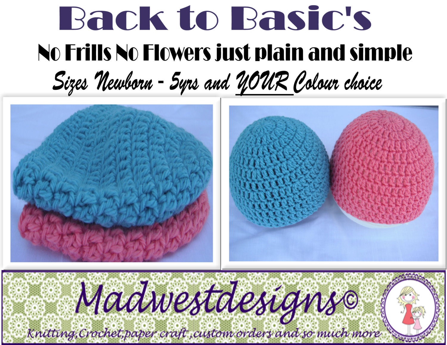 Basic Crochet Beanie