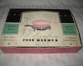 Vintage Williamsburg Electric Food Warmer - Roman Numeral Clock Design