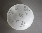 Ceiling Light Shade with Frosted Design