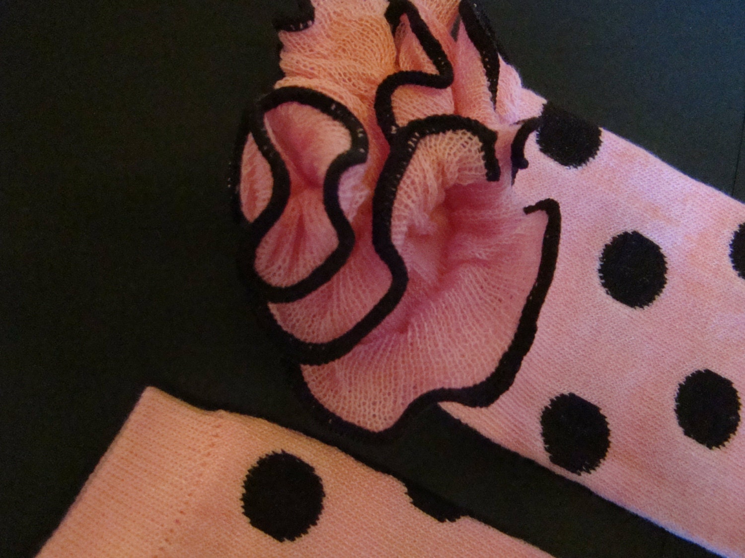 Leg Warmers Pink Polka Dot