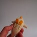 Baby Duck toy, waldorf toy, eco friendly, natural, childrens toy,wool toy