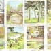 All (8) 8x10 Reproduction Prints - EH Shepard's Illustration from the classic "The World of Pooh"