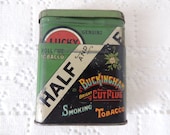 Sale///Collapsible Lucky Strike Half and Half Tobacco Tin