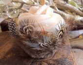 Birdling Wrappers.  Six Woodland Feather Cupcake Wrappers