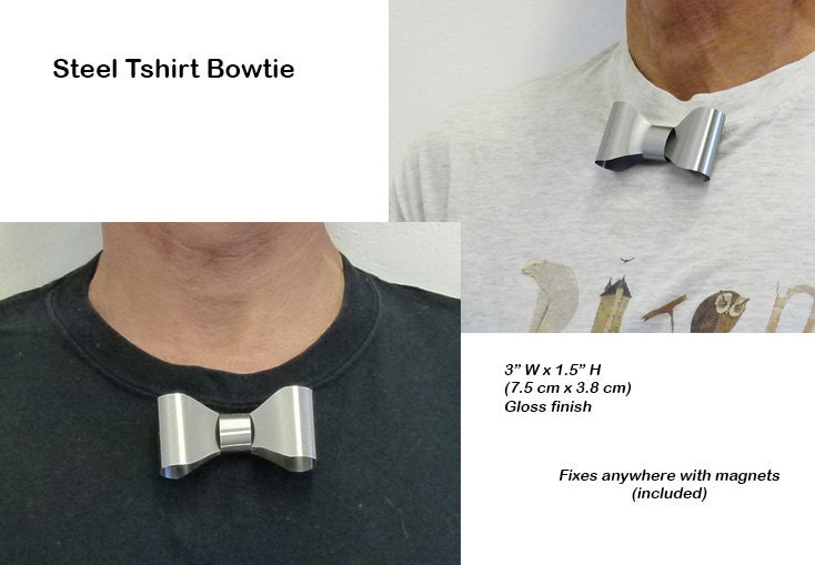 Steel, T shirt Bowtie