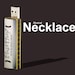 Harmonica Necklace 8GB USB Steampunk Jewelry Christmas