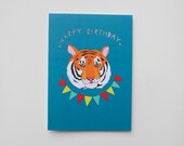 Happy Birthday Tiger - Card
